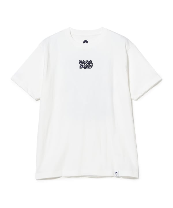 大勝利 髭文字 Tシャツ 藍