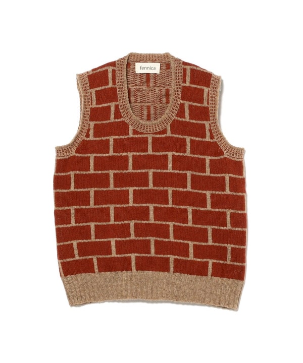 fennica（フェニカ）【別注】Jamieson's Knitwear / ブリックパターン