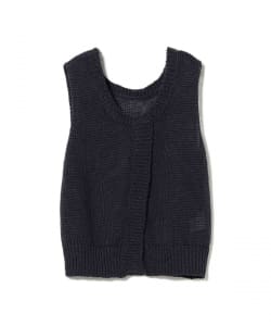 homspun / リネン 前スリットベスト