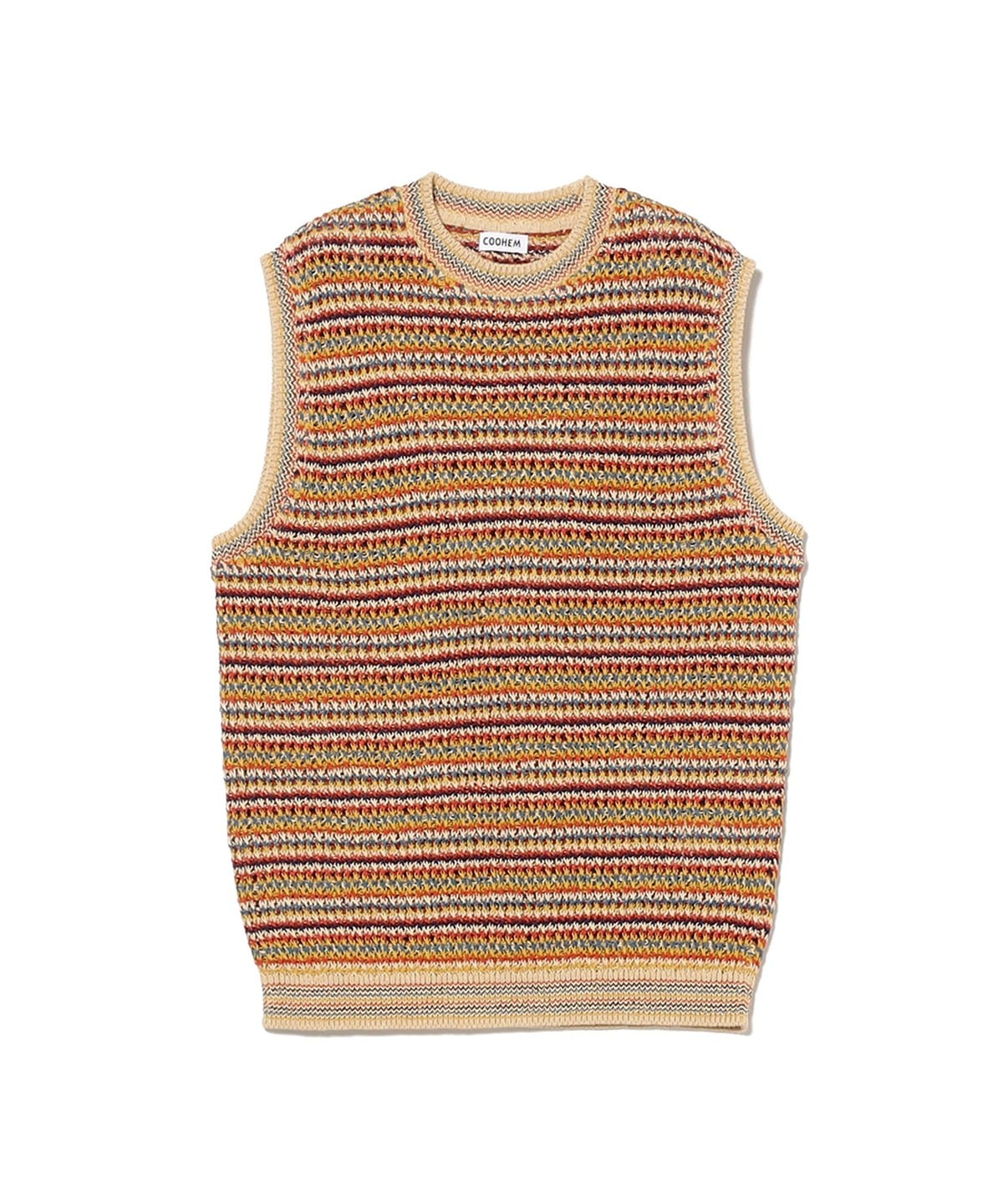 fennica（フェニカ）COOHEM / SUKE BORDER KNIT VEST ニットベスト