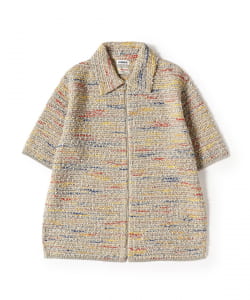COOHEM / SUMMER TWEED ZIP SHIRT