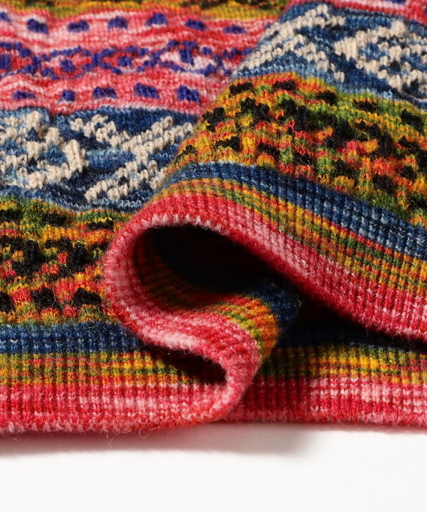 COOHEM / 3D FAIR ISLE KNIT VEST