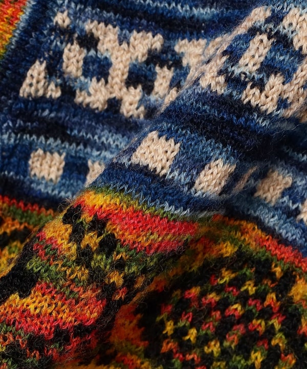 COOHEM / 3D FAIR ISLE KNIT VEST
