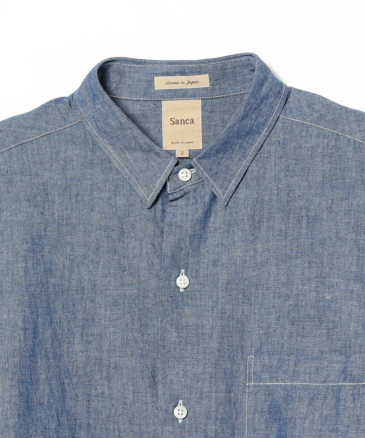 fennica fennica / Chambray Mini Regular Shirt (shirts/ Sanca