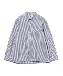 NECESSARY or UNNECESSARY / HARD SHIRTS ストライプ ハードシャツ