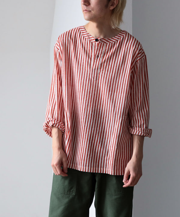 fennica（フェニカ）インド ブロックプリント プルオーバーシャツ  