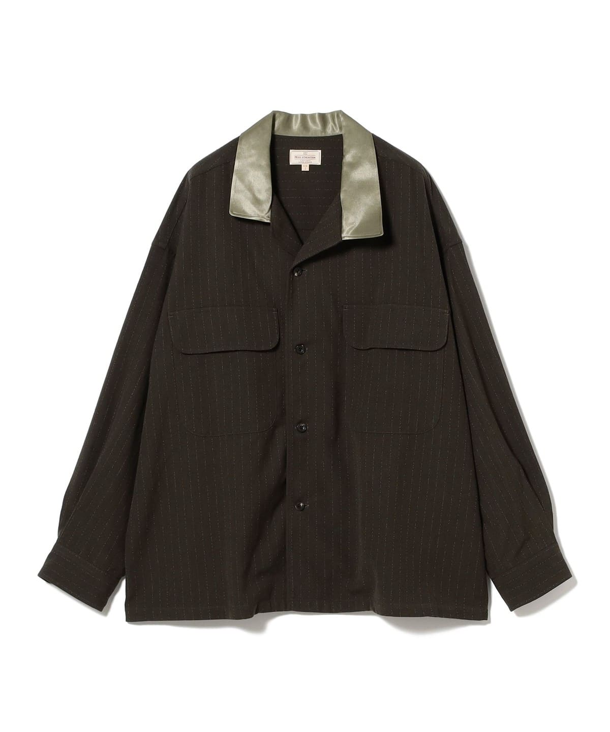 新品 NEZU YOHINTEN ジャカードシャツ fennica（フェニカ）NEZU YOHINTEN / ストライプ シャツ
