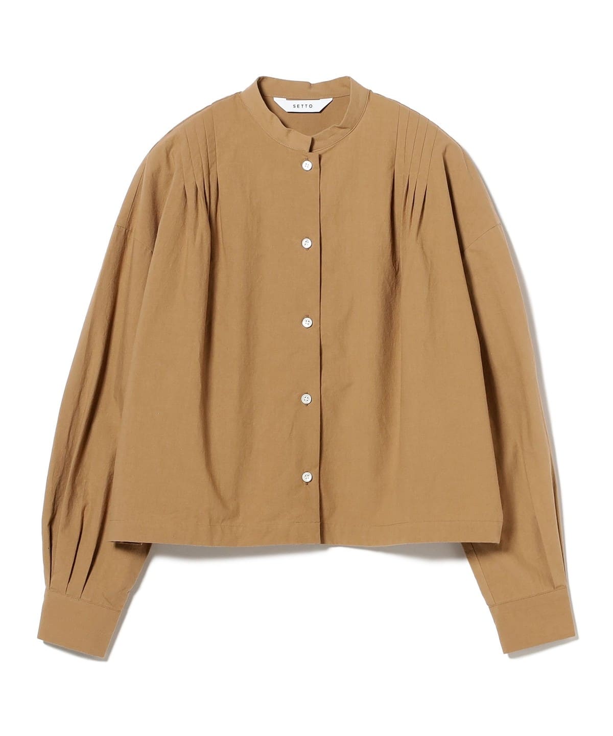 SETTO セット / PLEATS SHIRT プリーツ シャツ シャツ・ブラウス WOMEN BEIGE ONE SIZE SETTO セット / PLEATS SHIRT プリーツ シャツ シャツ・ブラウス WOMEN BEIGE ONE SIZE