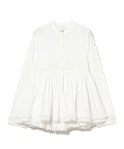 dahl'ia / ボタン ギャザー ボリューム ブラウス