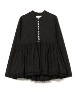 dahl'ia / ボタン ギャザー ボリューム ブラウス