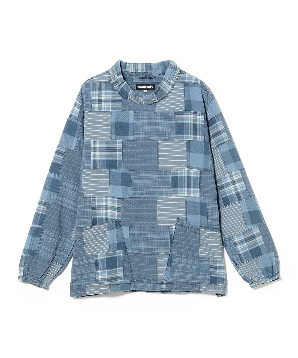 monitaly スモック fennica（フェニカ）Monitaly / INDIGO PATCHWORK スモック（シャツ