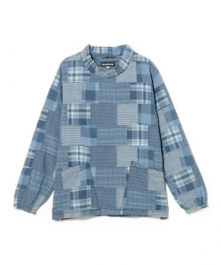 Monitaly / INDIGO PATCHWORK スモック