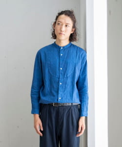 【夏の装いと暮らし展】宝島染工 / 切替シャツ リネン