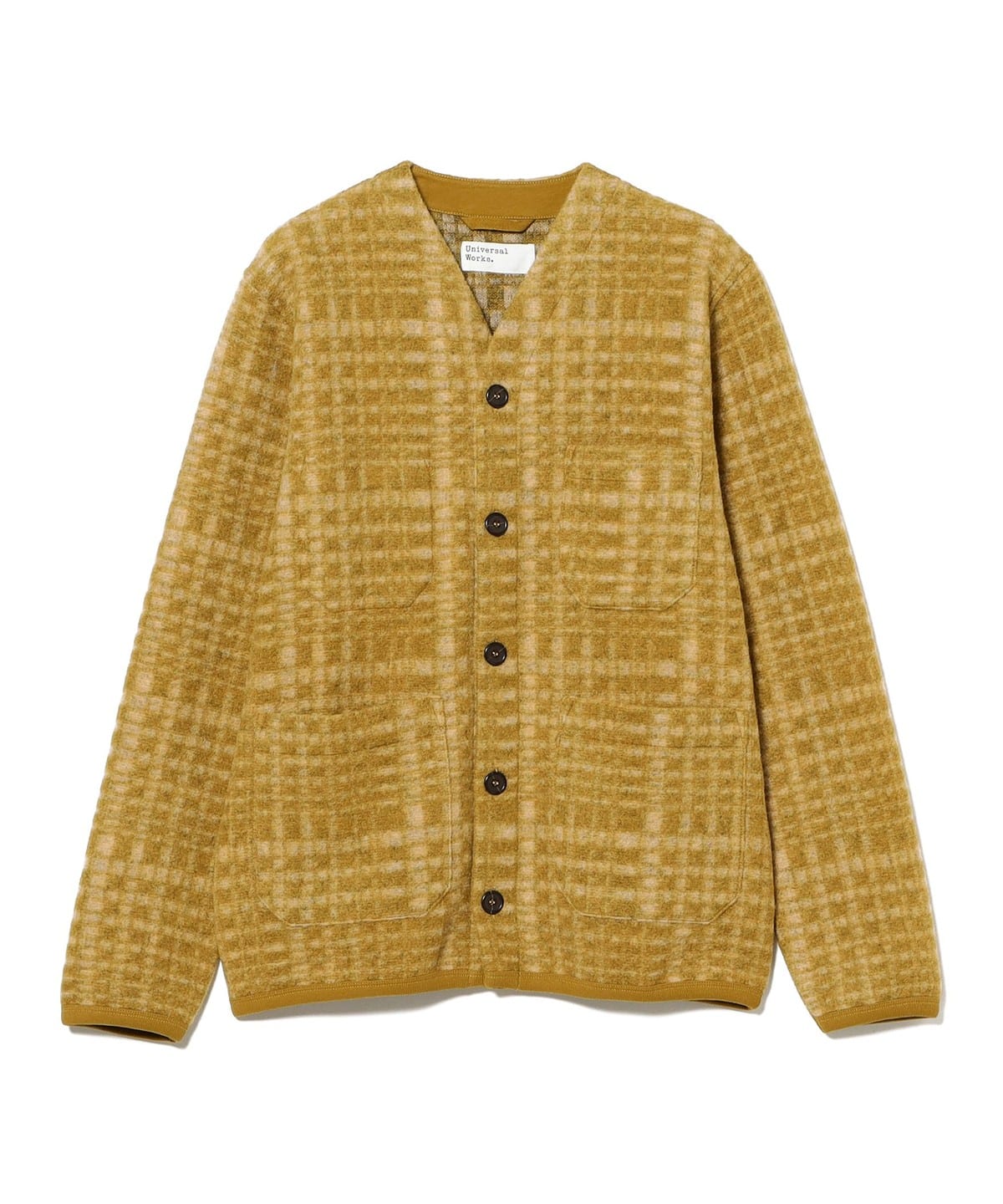 Universal Works ユニバーサルワークス / フリース カーディガン トップス MEN YELLOW M Universal Works ユニバーサルワークス / フリース カーディガン トップス MEN YELLOW M