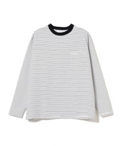NECESSARY or UNNECESSARY / DELTA L ボーダー ロングスリーブTシャツ