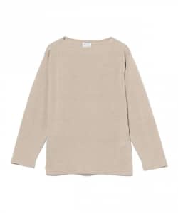 Yonetomi / AMA LINEN BASQUE KNIT PULLOVER バスクシャツ