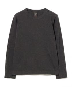 homspun / 天竺 長袖Tシャツ チャコールグレー