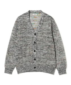 COOHEM / TWEEDY MESH KNIT CARDIGAN メッシュニットカーディガン