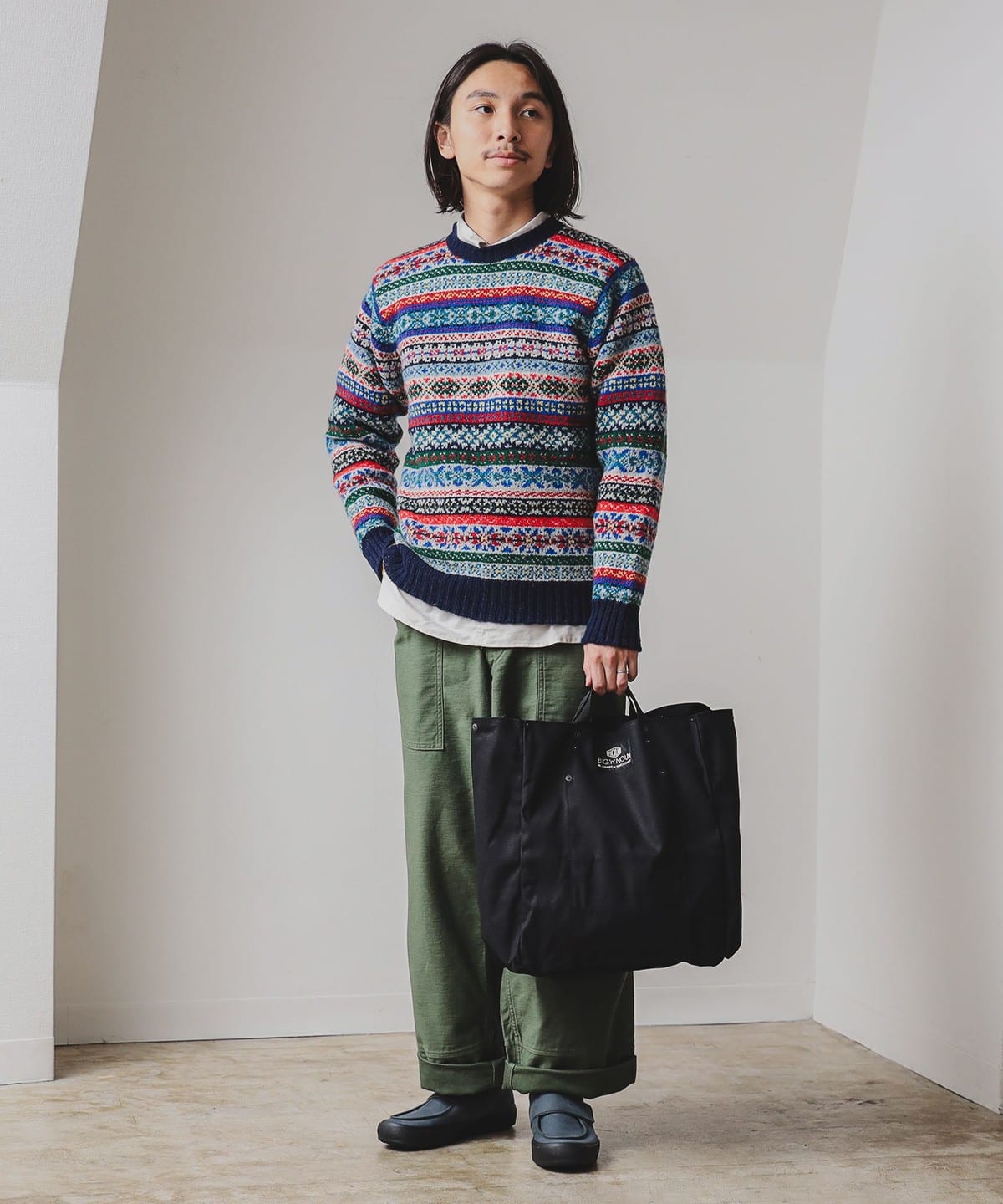 fennica（フェニカ）【別注】Jamieson's Knitwear / フェアアイル柄