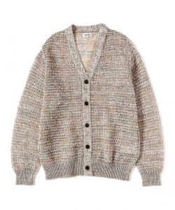 COOHEM / TWEEDY MESH KNIT CARDIGAN メッシュ ニット カーディガン