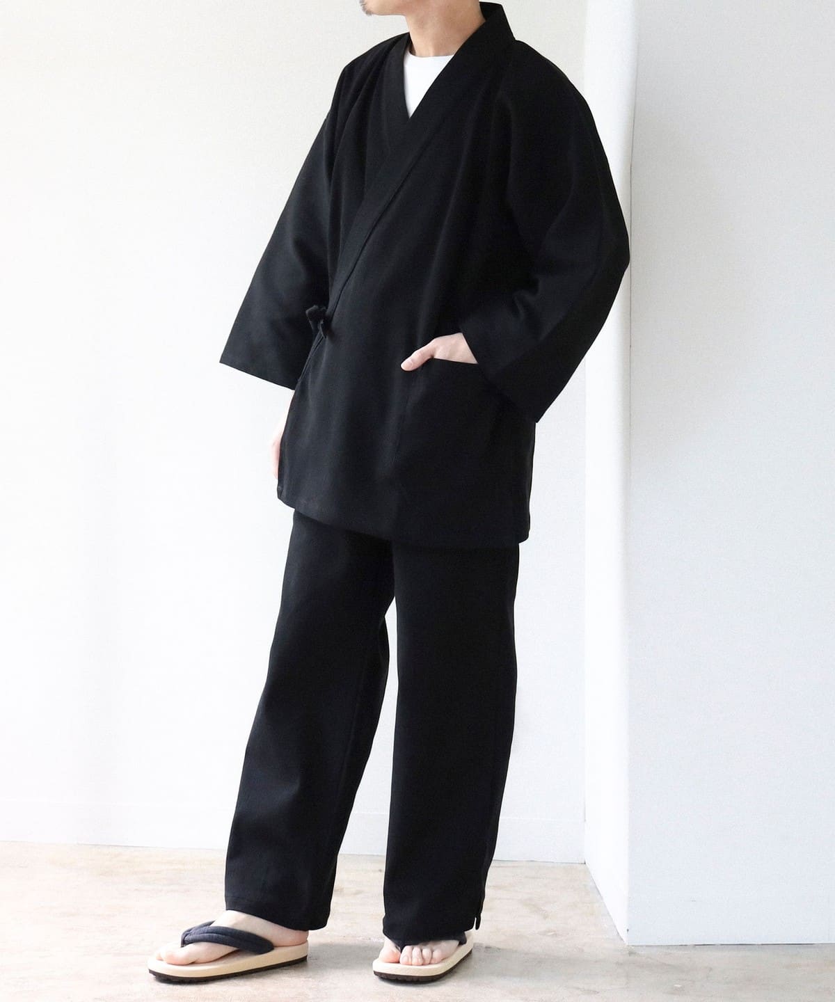 BEAMS JAPAN（ビームス ジャパン）高島ちぢみ 作務衣（アンダーウェア