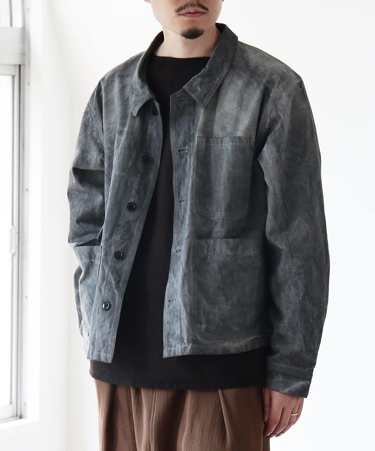 fennica（フェニカ）fennica / 墨染め French work Court Jacket