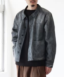 fennica / 墨染め French work Court Jacket フレンチワークジャケット