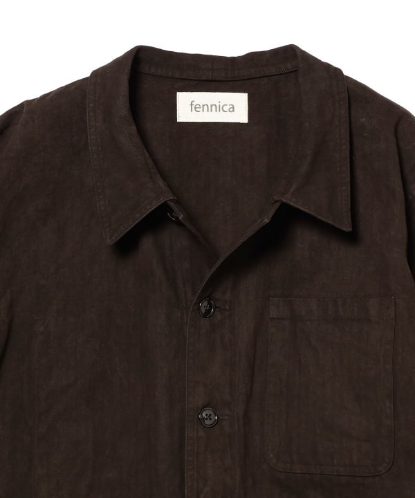 fennica（フェニカ）fennica / 奄美大島 泥染め French work Court Jacket フレンチワークジャケット（ブルゾン  カバーオール）通販｜BEAMS