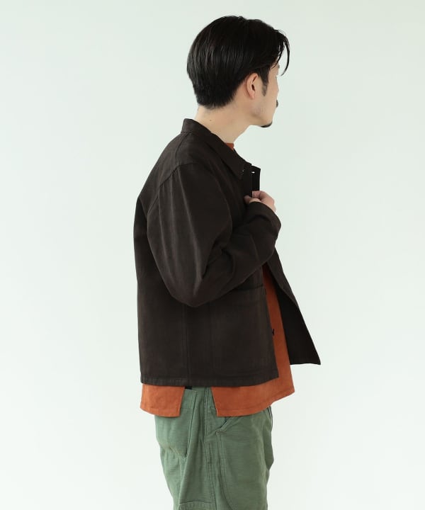 fennica（フェニカ）fennica / 奄美大島 泥染め French work Court Jacket フレンチワークジャケット（ブルゾン  カバーオール）通販｜BEAMS