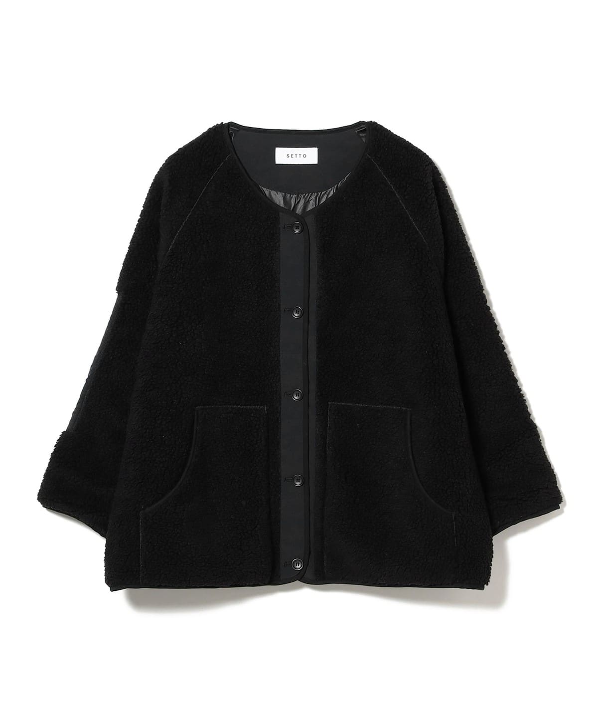 SETTO セット / BEAR JACKET ジャケット ジャケット WOMEN BLACK ONE SIZE SETTO セット / BEAR JACKET ジャケット ジャケット WOMEN BLACK ONE SIZE