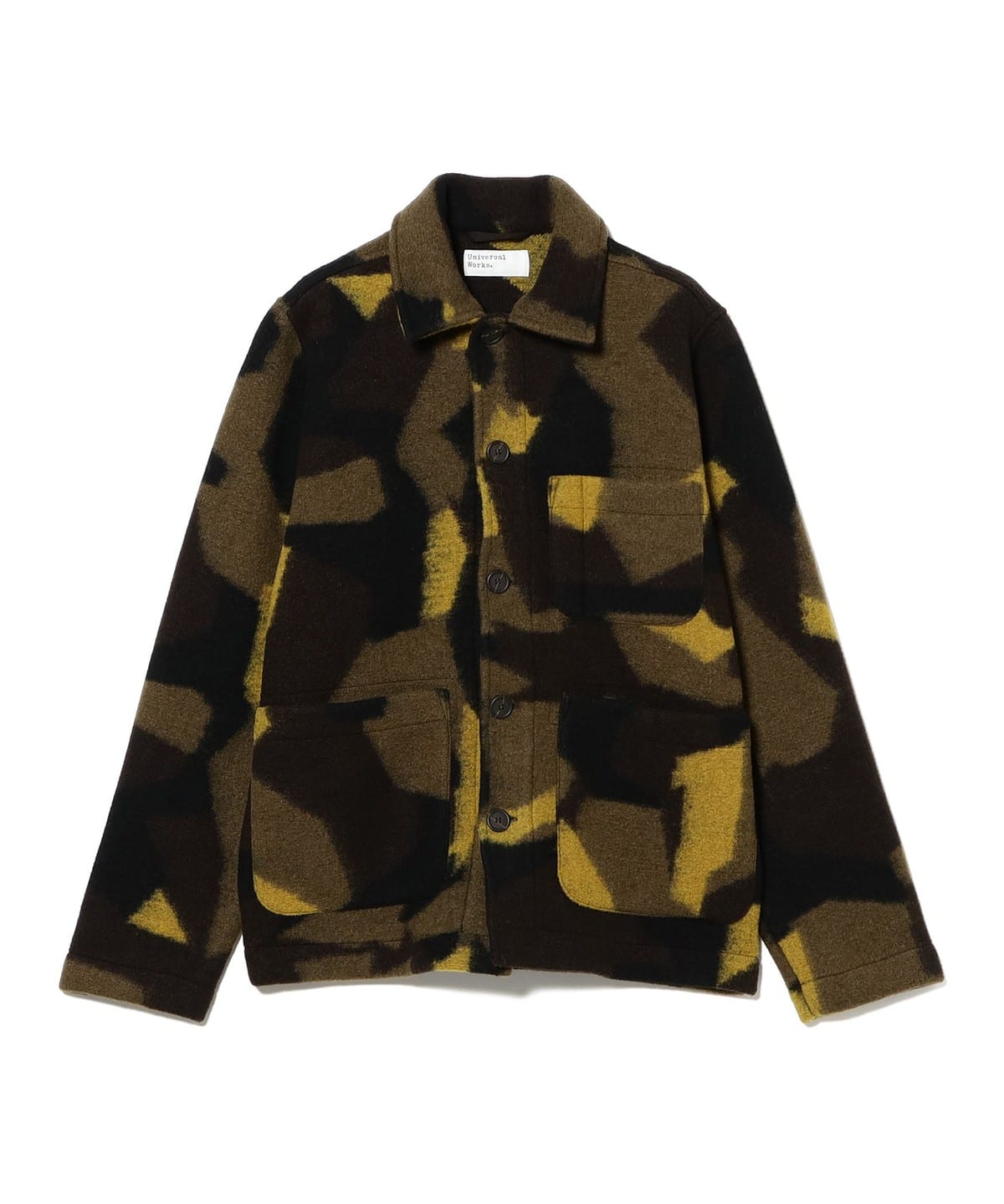Universal Works ユニバーサルワークス / カモフラージュ フリース ワークジャケット ブルゾン MEN CAMO M Universal Works ユニバーサルワークス / カモフラージュ フリース ワークジャケット ブルゾン MEN CAMO M