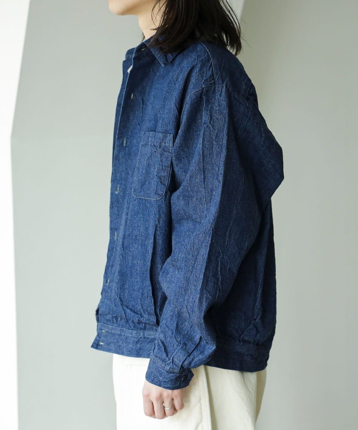 ジャケット・アウター necessary or unnecessary / denim shirt M fennica（フェニカ）NECESSARY or UNNECESSARY / DENIM SHIRT