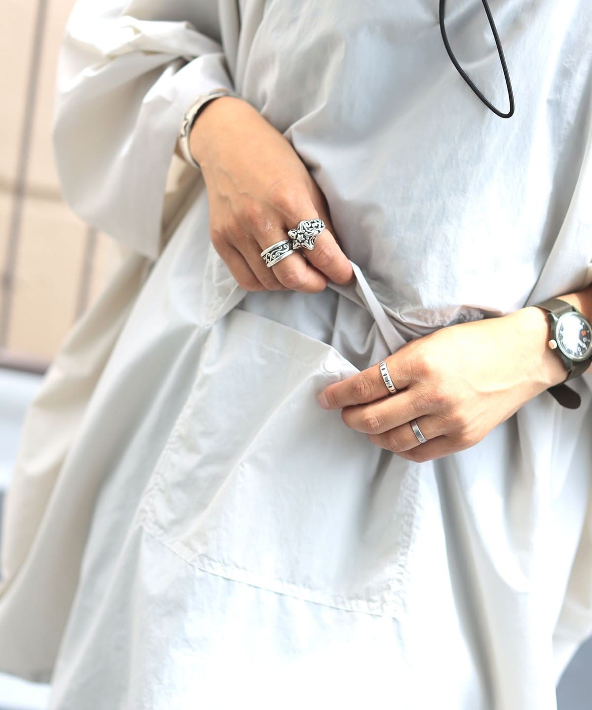【別注】小松MATERE / 強力撥水 斗篷