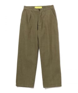 NECESSARY or UNNECESSARY / WIDE GREEN DENIM ワイドグリーンデニムパンツ