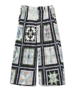 ASEEDONCLOUD / Jyunreika trouser MOSAIC QUILT PRINT パンツ
