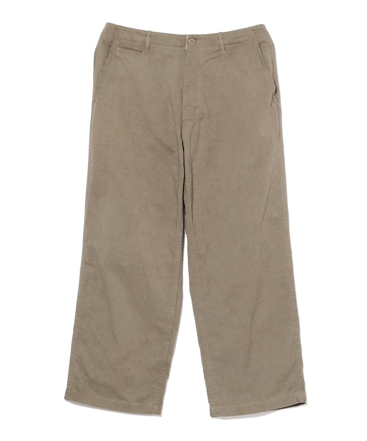 Sanca サンカ / SATIN WIDE FIT TROUSERS パンツ MEN BEIGE 3 Sanca サンカ / SATIN WIDE FIT TROUSERS パンツ MEN BEIGE 3