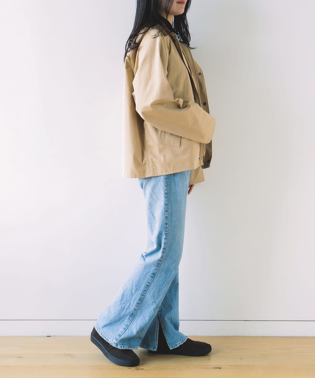 【別注】SEAM.SHOES / 絲絨樂福鞋