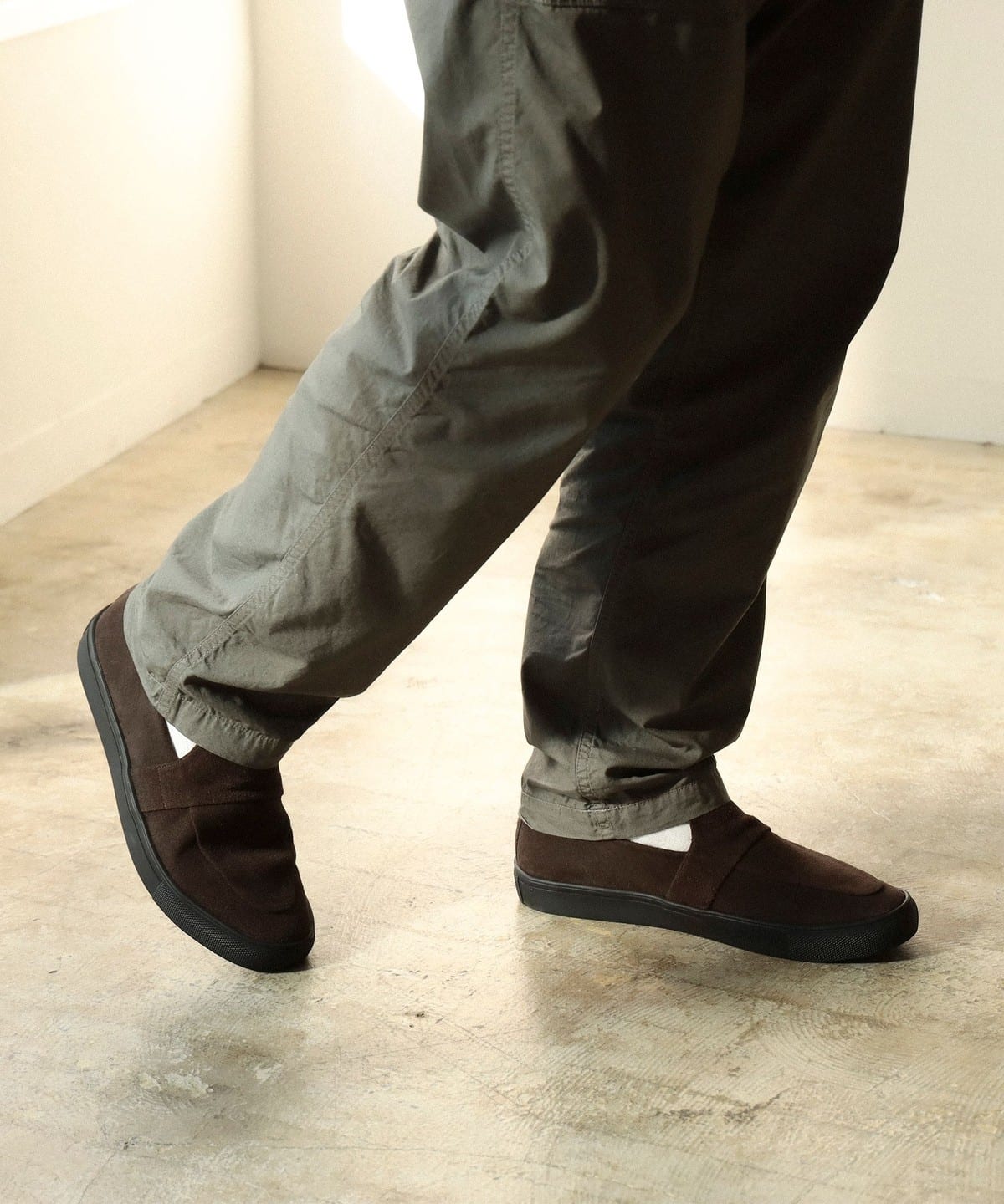 【別注】SEAM.SHOES / 絲絨樂福鞋