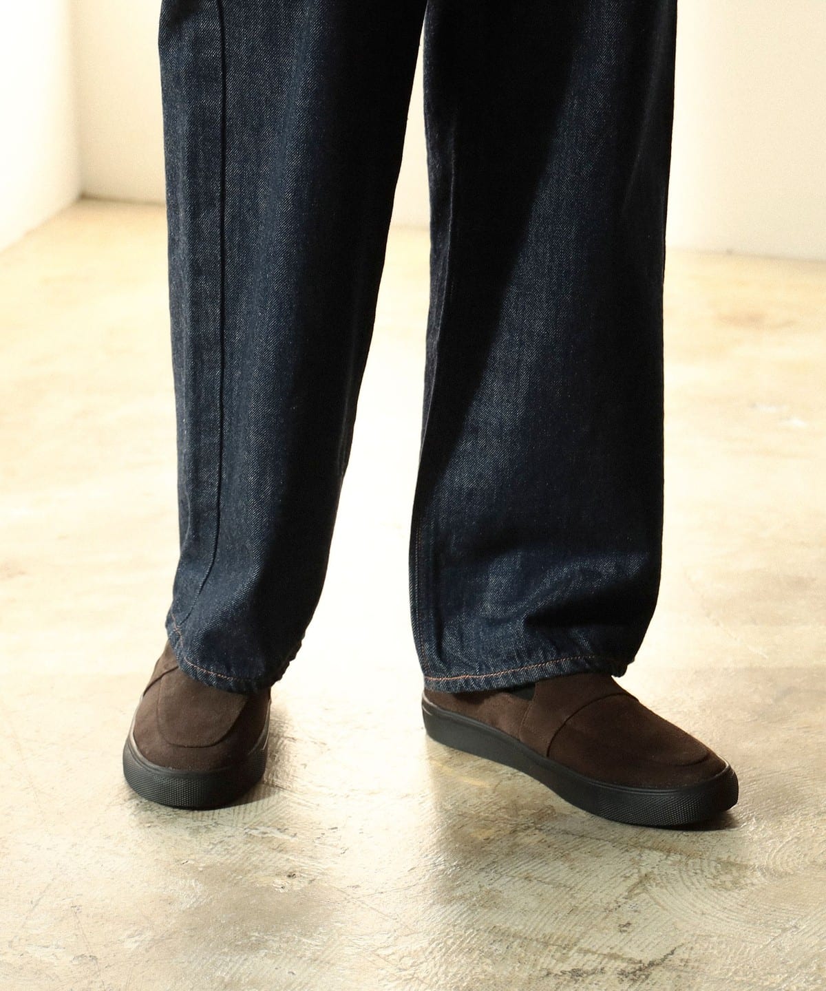 【別注】SEAM.SHOES / 絲絨樂福鞋