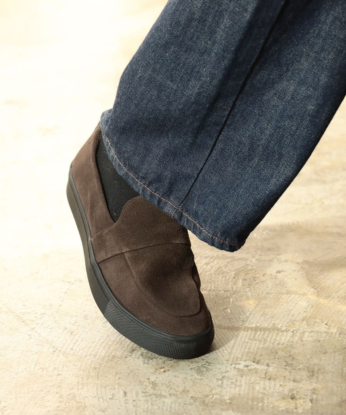 【別注】SEAM.SHOES / 絲絨樂福鞋