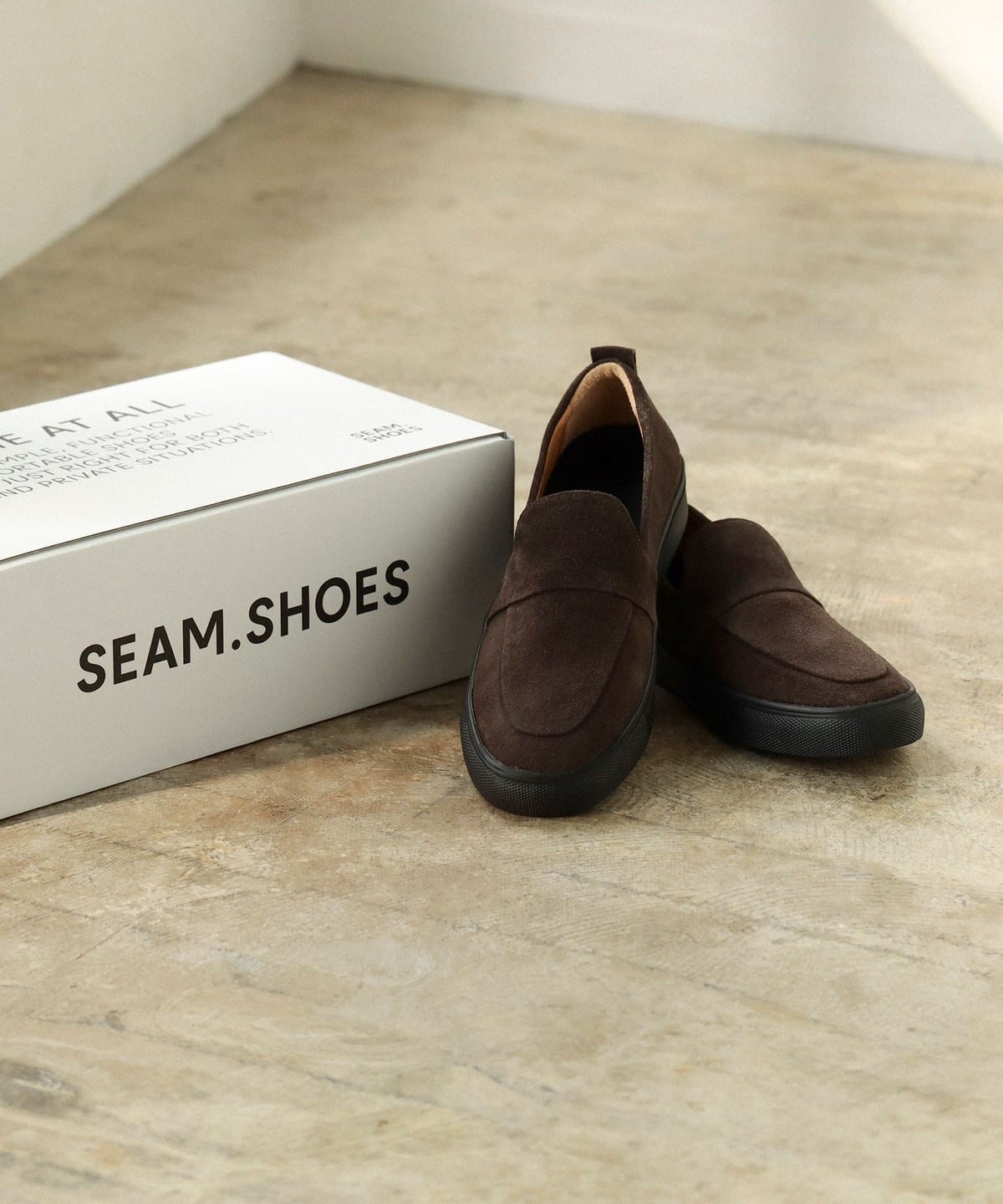 【別注】SEAM.SHOES / 絲絨樂福鞋