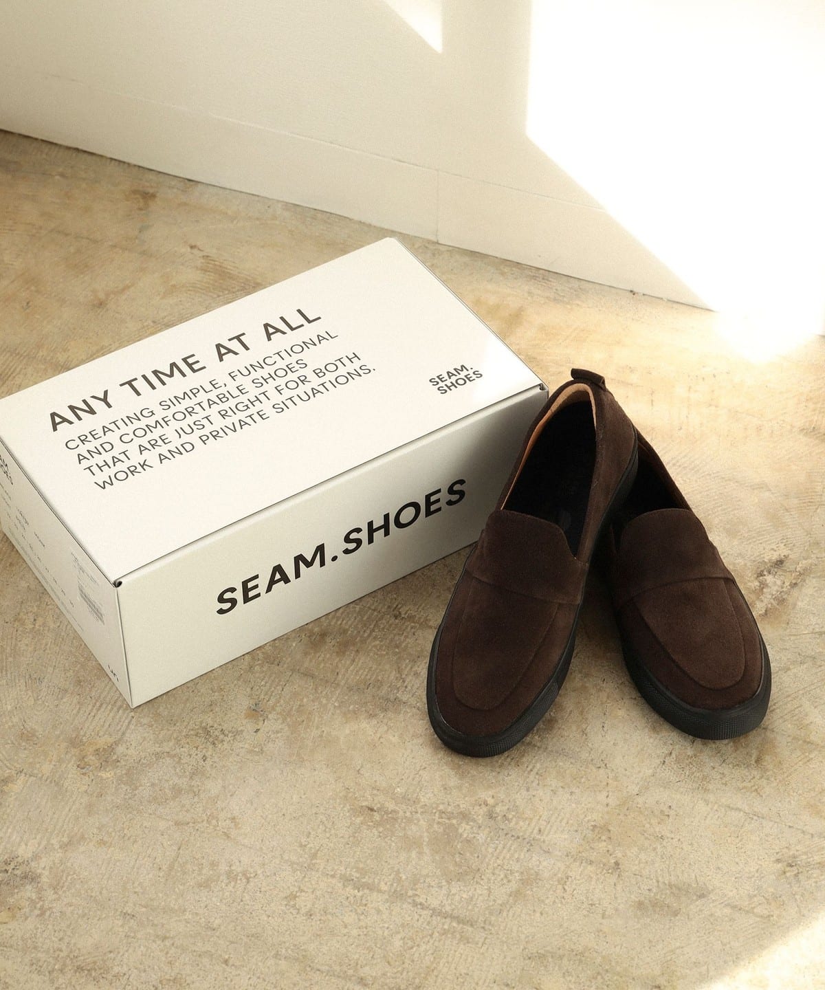 【別注】SEAM.SHOES / 絲絨樂福鞋