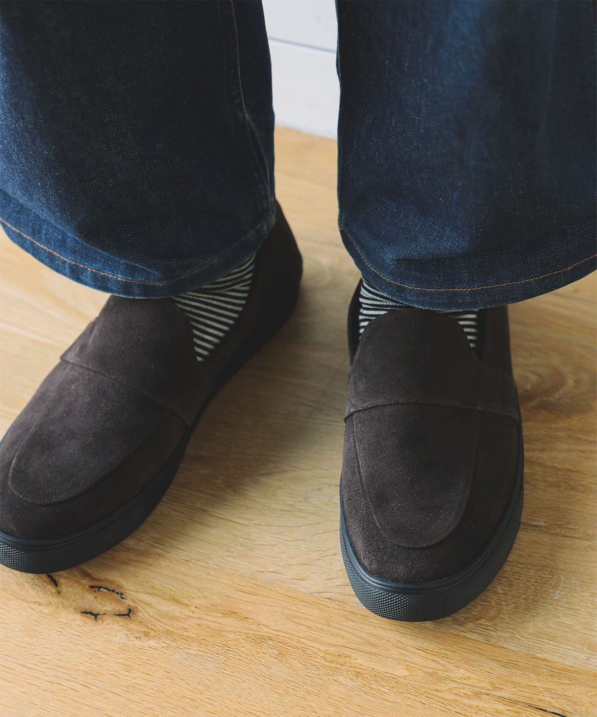 【別注】SEAM.SHOES / 絲絨樂福鞋