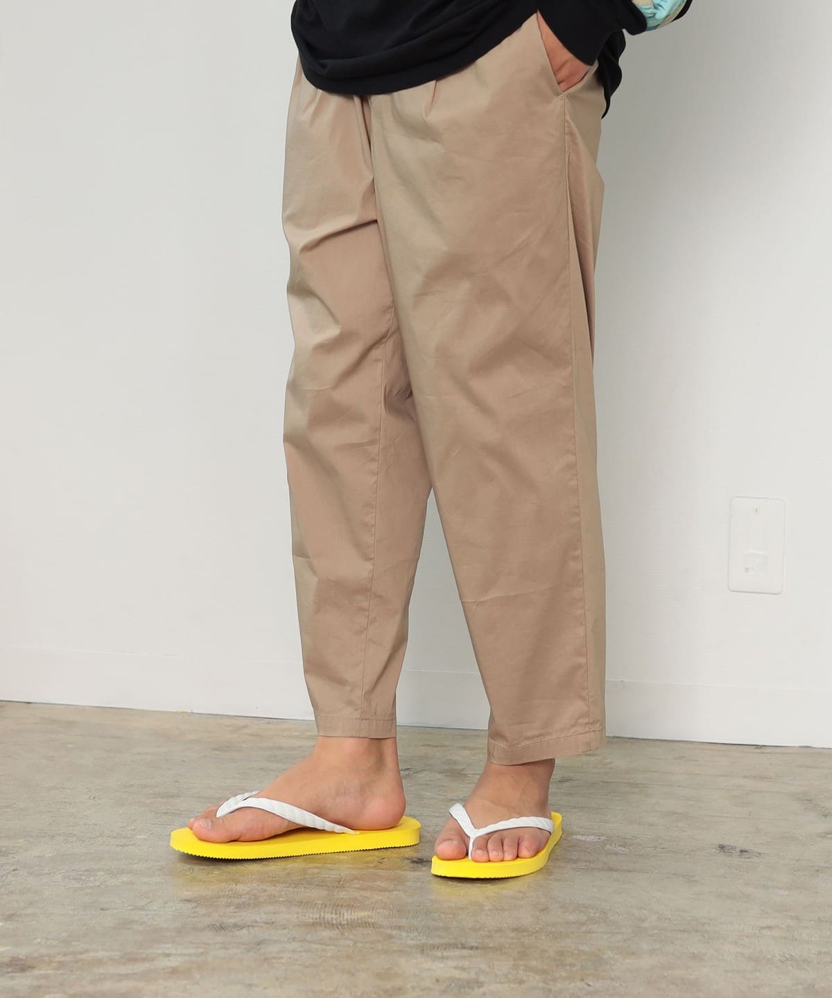 【別注】九十九 ツクモ / ビーチ サンダル シューズ MEN イエロー×白 23cm 【別注】九十九 ツクモ / ビーチ サンダル シューズ MEN イエロー×白 23cm