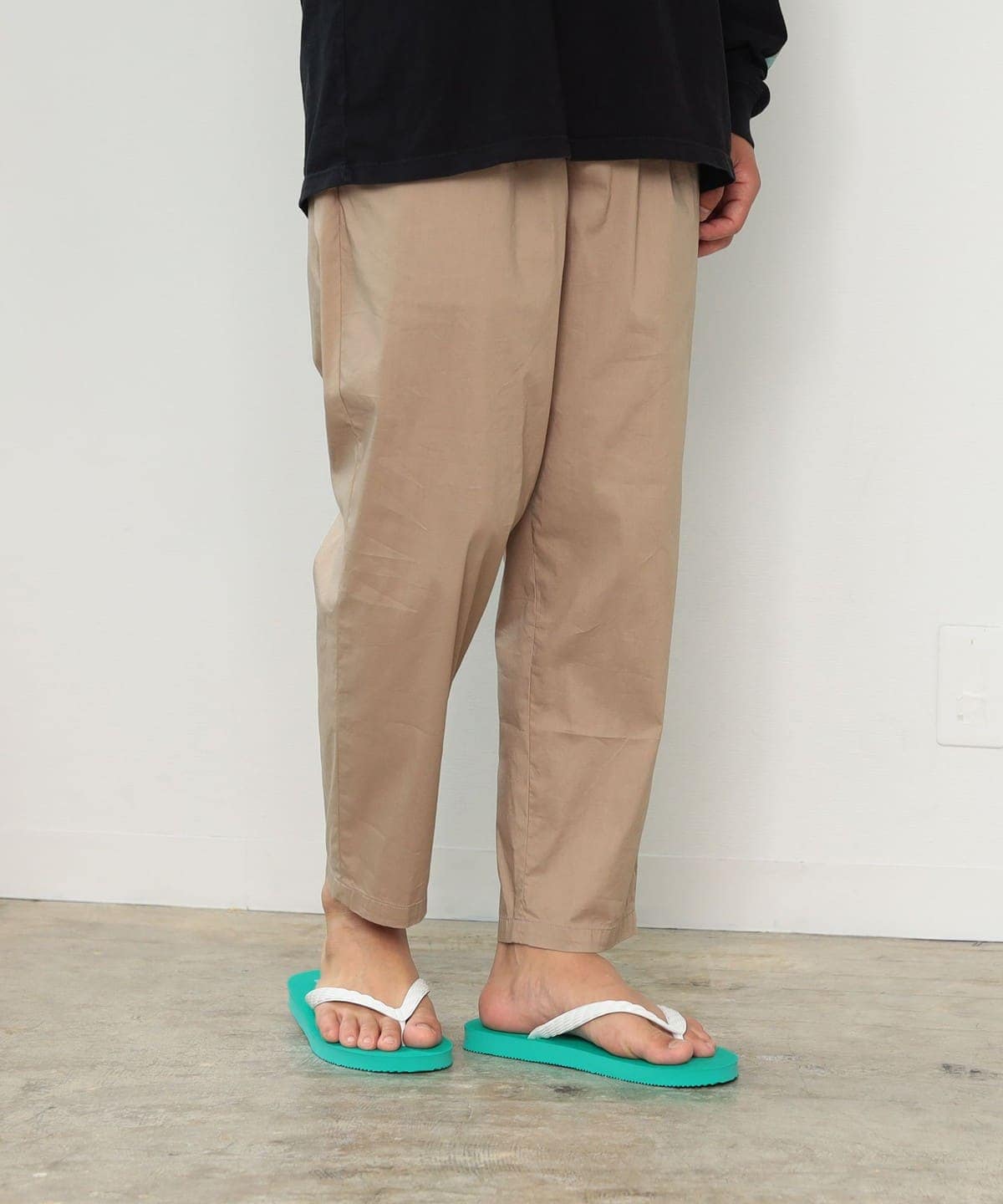 【別注】九十九 ツクモ / ビーチ サンダル シューズ MEN グリーン×白 23㎝ 【別注】九十九 ツクモ / ビーチ サンダル シューズ MEN グリーン×白 23㎝