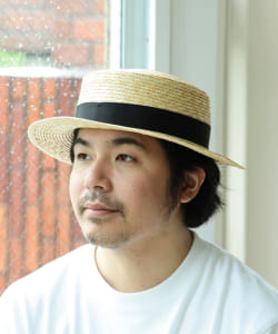 ＜UNISEX＞ 丸高製帽所 × BEAMS JAPAN / 別注 カンカン帽