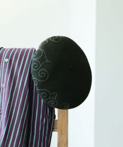 [Special order] cableami / Ainu embroidered beret