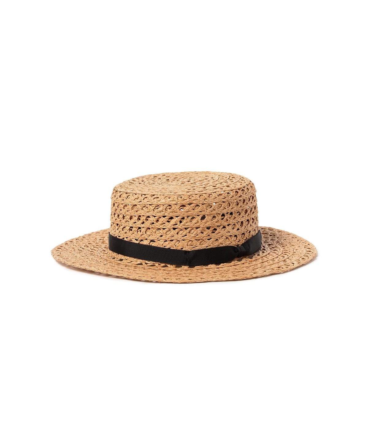 cableami ケーブルアミ / Raffia Open Weave BRAID BOATER ハット 帽子 WOMEN NATURAL ONE SIZE(58cm) cableami ケーブルアミ / Raffia Open Weave BRAID BOATER ハット 帽子 WOMEN NATURAL ONE SIZE(58cm)