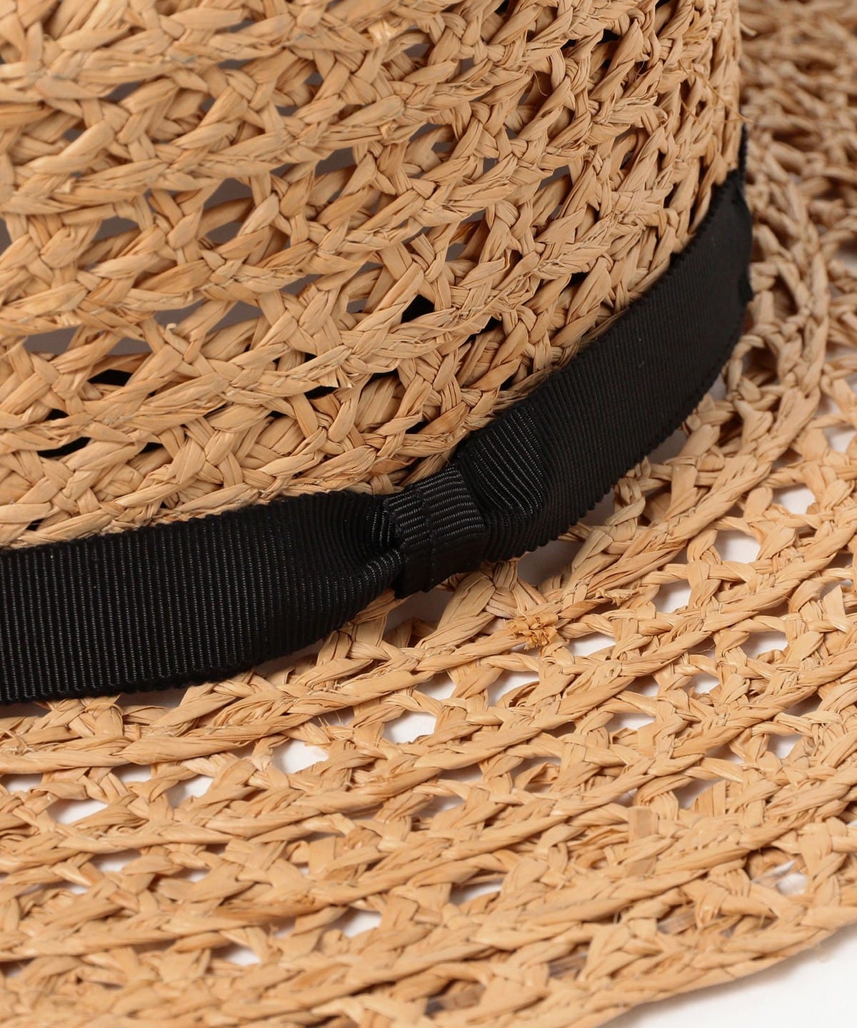 fennica（フェニカ）cableami / Raffia Open Weave BRAID BOATER