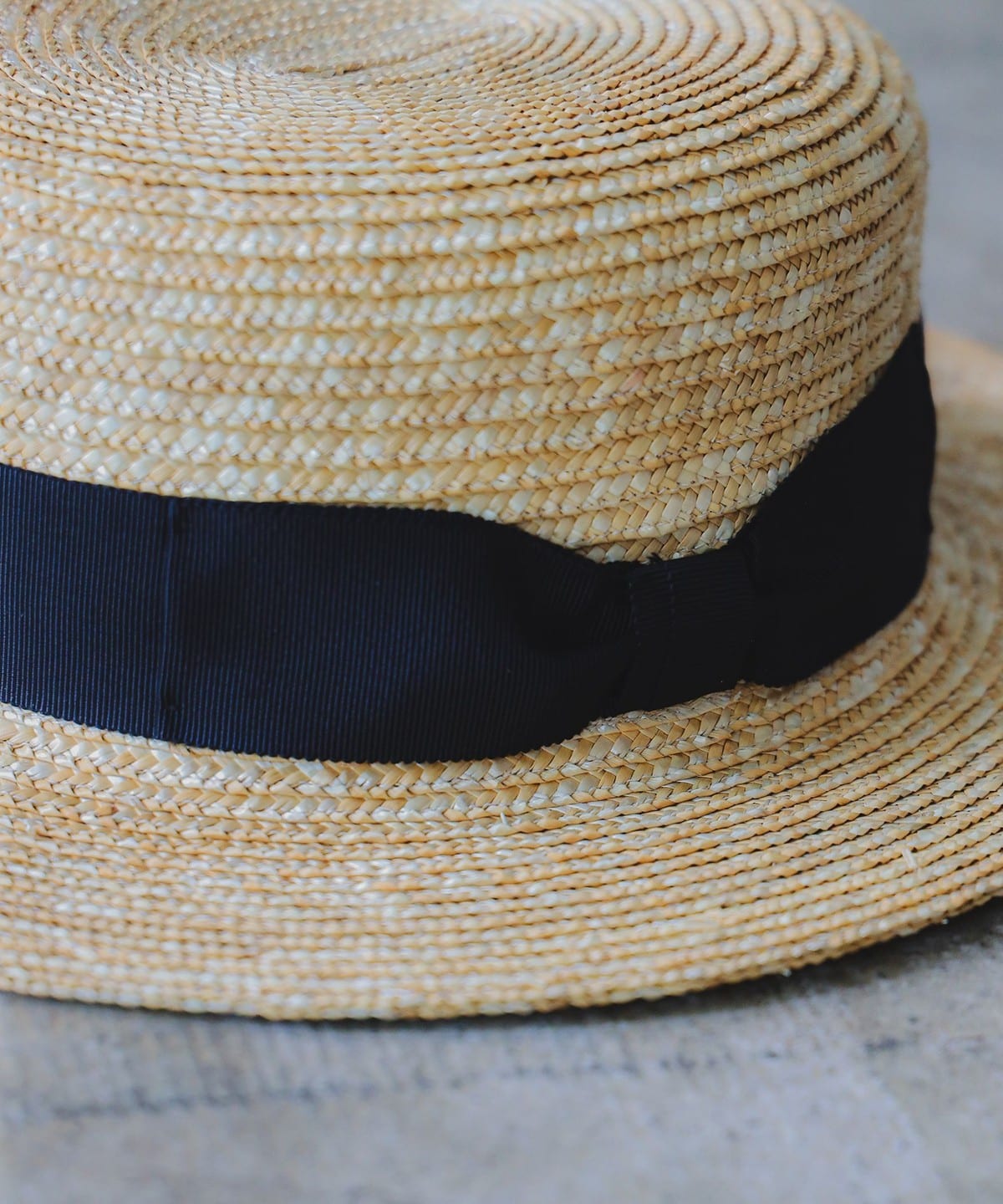 fennica（フェニカ）cableami / STRAW BOATER ハット（帽子